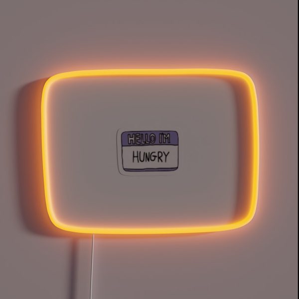Hello I M Hungry RGB Neon Sign