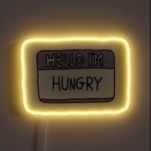 Hello Im Hungry RGB Neon Sign