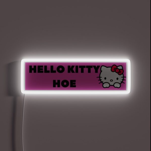 Hello Kitty Ho V2 RGB Neon Sign