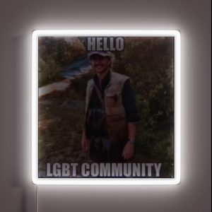 Hello Lgbt Community RGB Neon Sign