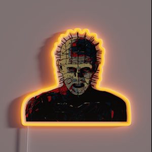 Hellraiser Pinhead RGB Neon Sign