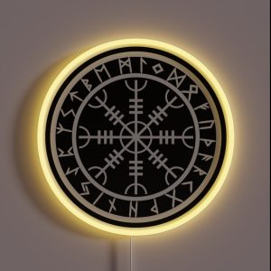 Helm Of Awe Rune Circle Variant II RGB Neon Sign