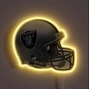 Helmet Raiders Icon RGB Neon Sign