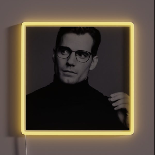 Henry Cavill RGB Neon Sign