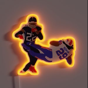 Henry Stiff Arm RGB Neon Sign