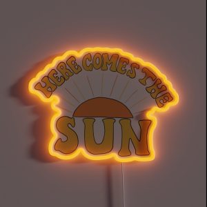 Here Comes The Sun RGB Neon Sign Here Comes The Sun RGB Neon Sign
