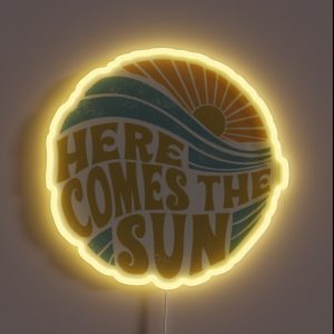 Here Comes The Sun RGB Neon Sign