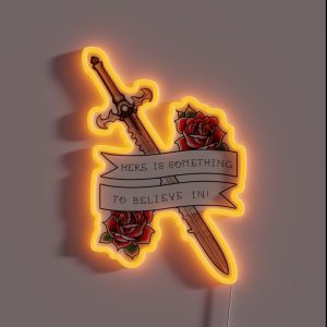 Here Is Something To Believe In Fire Emblem Three Houses RGB Neon Sign
