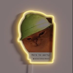 Here To Party RGB Neon Sign