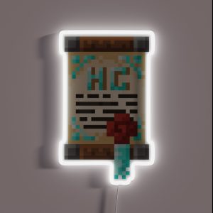 Hermit Permits RGB Neon Sign