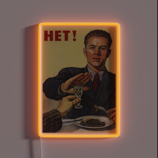 Het Russian Propaganda RGB Neon Sign