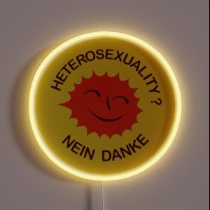 Heterosexuality Nein Danke RGB Neon Sign Heterosexuality Nein Danke RGB Neon Sign