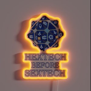 Hextech Before Sextech RGB Neon Sign