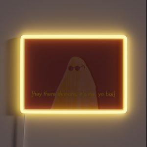 Hey There Demons It S Me Ya Boi RGB Neon Sign