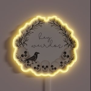 Hey Weirdos RGB Neon Sign