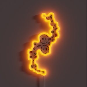 HI HEARTSTOPPER RGB Neon Sign HI HEARTSTOPPER RGB Neon Sign