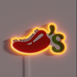 Hi Welcome To Chili S RGB Neon Sign