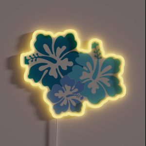 Hibiscus RGB Neon Sign Hibiscus RGB Neon Sign