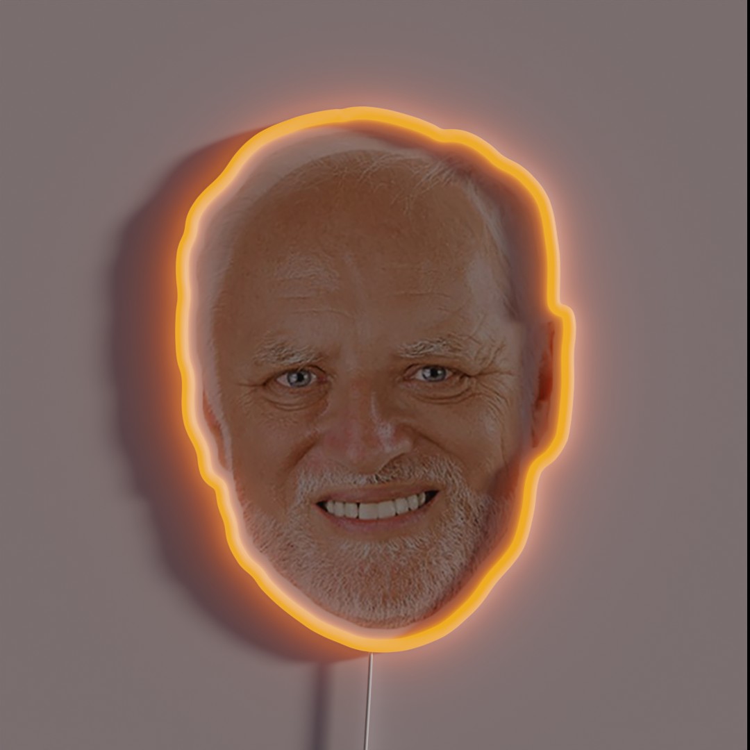 Hide The Pain Harold RGB Neon Sign Hide The Pain Harold RGB Neon Sign