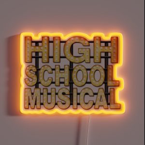 High School Musical RGB Neon Sign