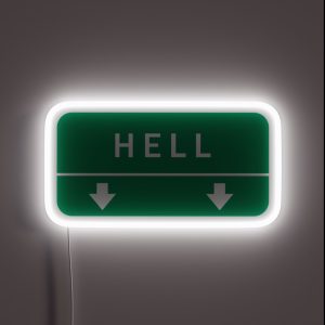 Highway To Hell RGB Neon Sign Highway To Hell RGB Neon Sign