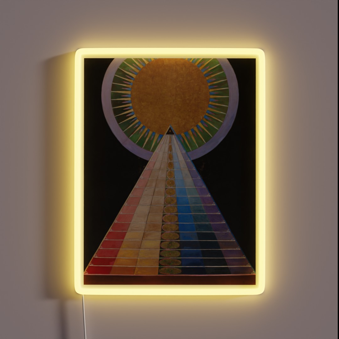 Hilma Af Klint Altarpiece RGB Neon Sign Hilma Af Klint Altarpiece RGB Neon Sign