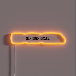 Hip Hop Head Future RGB Neon Sign