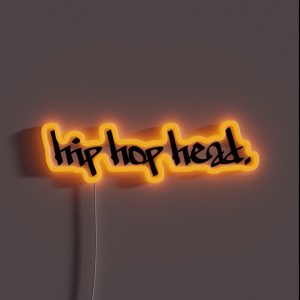 Hip Hop Head New York RGB Neon Sign
