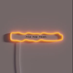 Hip Hop Head RGB Neon Sign