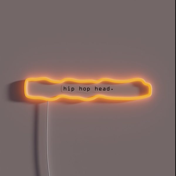 Hip Hop Head RGB Neon Sign