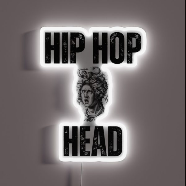 Hip Hop Head RGB Neon Sign
