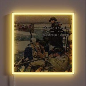 History Jaws Meme Funny RGB Neon Sign