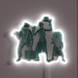 Hitchhiking Ghosts RGB Neon Sign
