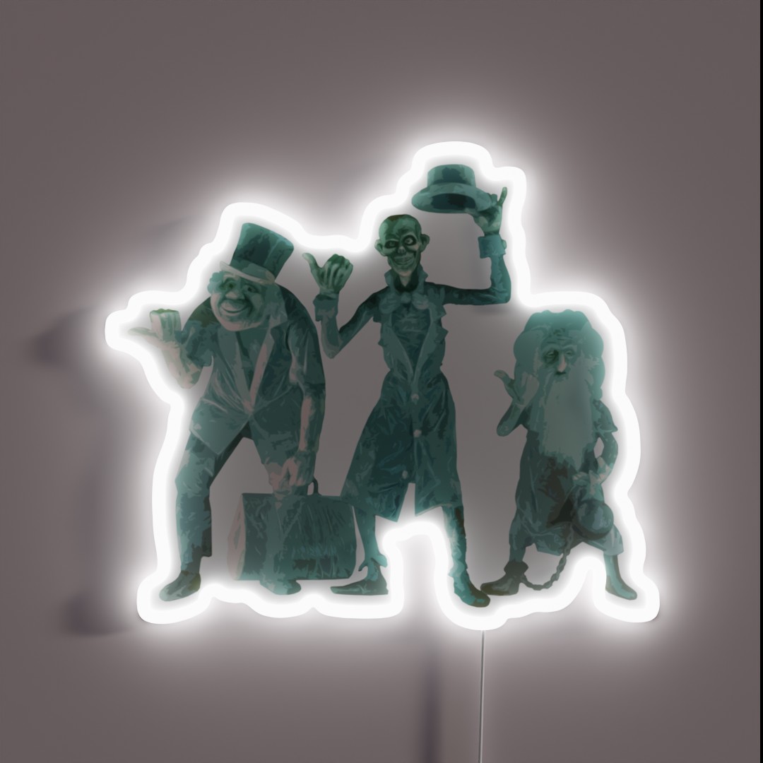 Hitchhiking Ghosts RGB Neon Sign Hitchhiking Ghosts RGB Neon Sign