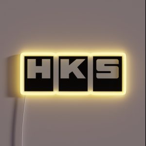 HKS Factory Black RGB Neon Sign