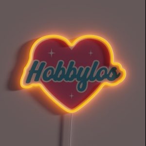 Hobbyless Heart RGB Neon Sign