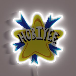 Hobiyee Hooray Star RGB Neon Sign Hobiyee Hooray Star RGB Neon Sign