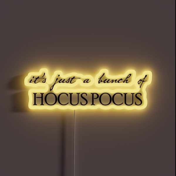 Hocus Pocus RGB Neon Sign