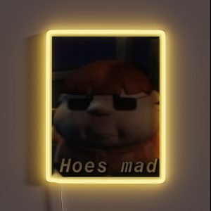 Hoes Mad Carl Meme RGB Neon Sign