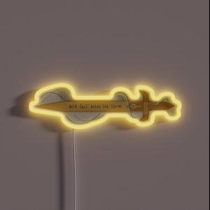 Hold Fast Brave The Storm Percy Jackson And The Olympians RGB Neon Sign Hold Fast Brave The Storm Percy Jackson And The Olympians RGB Neon Sign