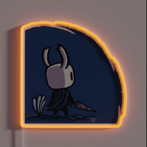 Hollow Knight Ghost Of Hallownest RGB Neon Sign Hollow Knight Ghost Of Hallownest RGB Neon Sign