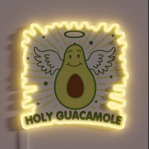Holy Guacamole RGB Neon Sign
