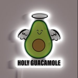 Holy Guacamole RGB Neon Sign