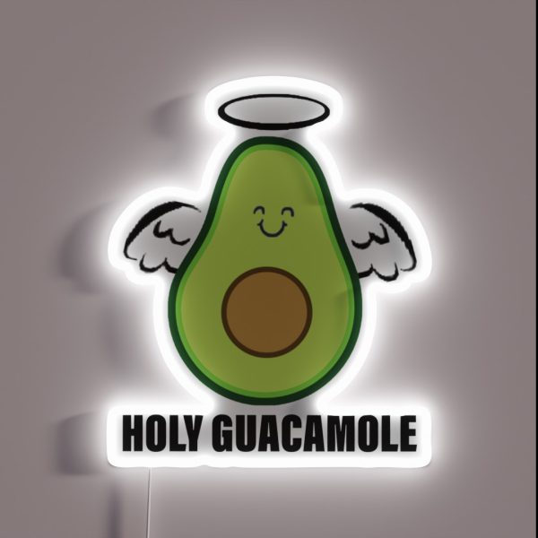 Holy Guacamole RGB Neon Sign