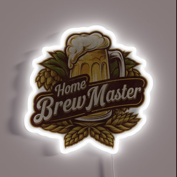 Home Brew Master Brewing Craft Beer Festival RGB Neon Sign
