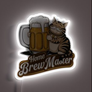 Home Brew Master Brewing Craft Beer Festival Lover RGB Neon Sign
