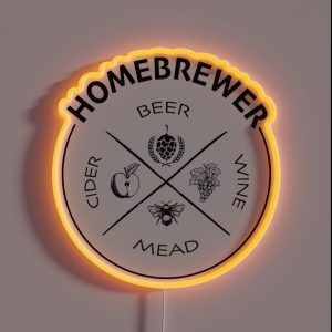 Home Brewer RGB Neon Sign