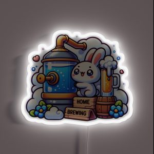 Home Brewing Homebrew Craft Beer Cute Hobby Brewer Gift RGB Neon Sign