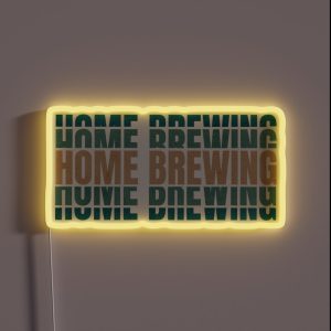 Home Brewing Homebrew Craft Beer Hobby Brewer Gift RGB Neon Sign