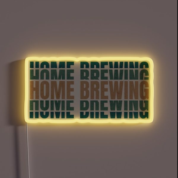 Home Brewing Homebrew Craft Beer Hobby Brewer RGB Neon Sign